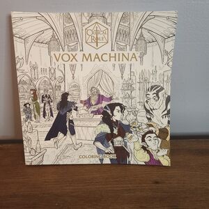 Critical Role Vox Machina Coloring Book First Edition March 2023